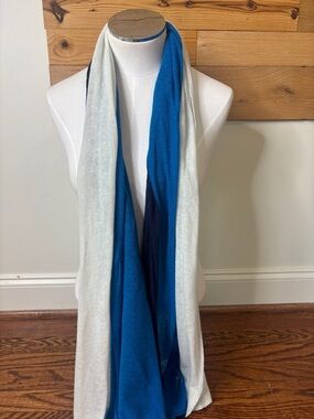 Cashmere multi color block scarf